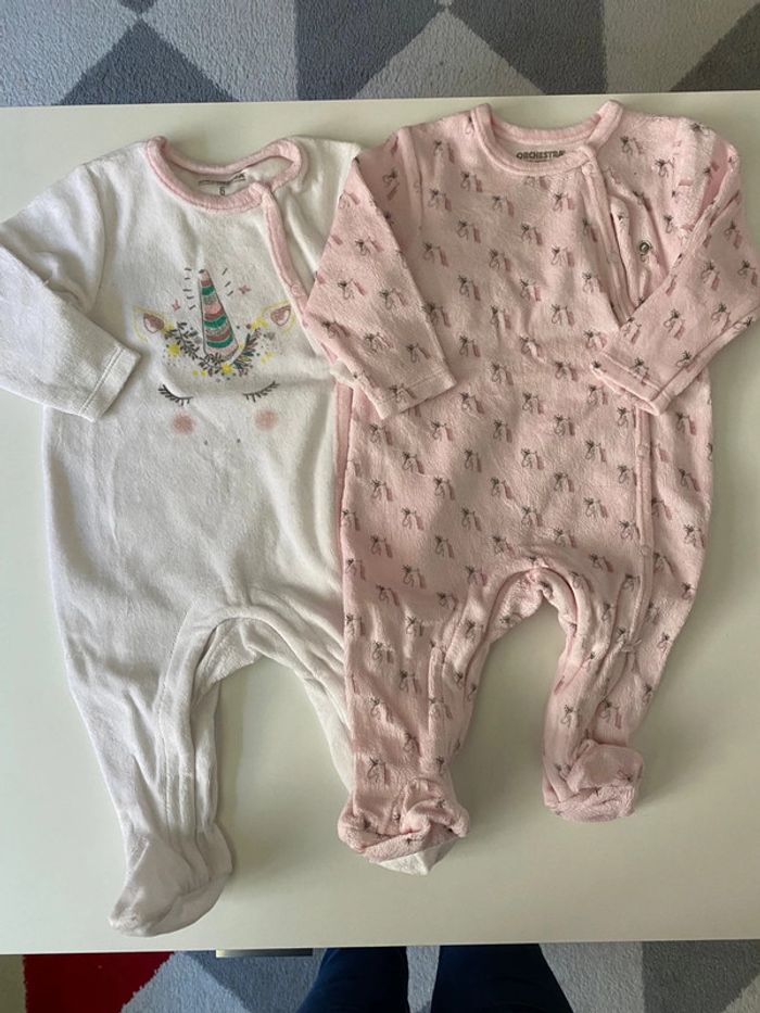 Pyjama velours 6 mois