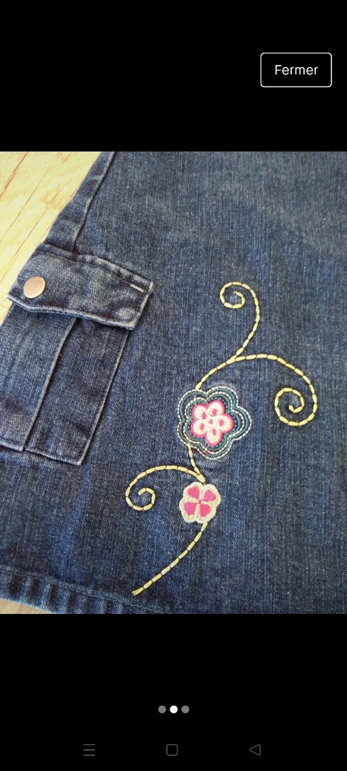 Robe 👗 en jean - 6 mois - photo numéro 3