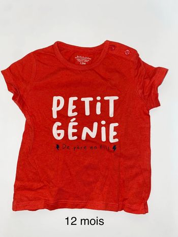 Tee shirt 12 mois