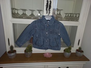 Veste / Blouson en jean Matelassé obaibi 12 mois Excellent état