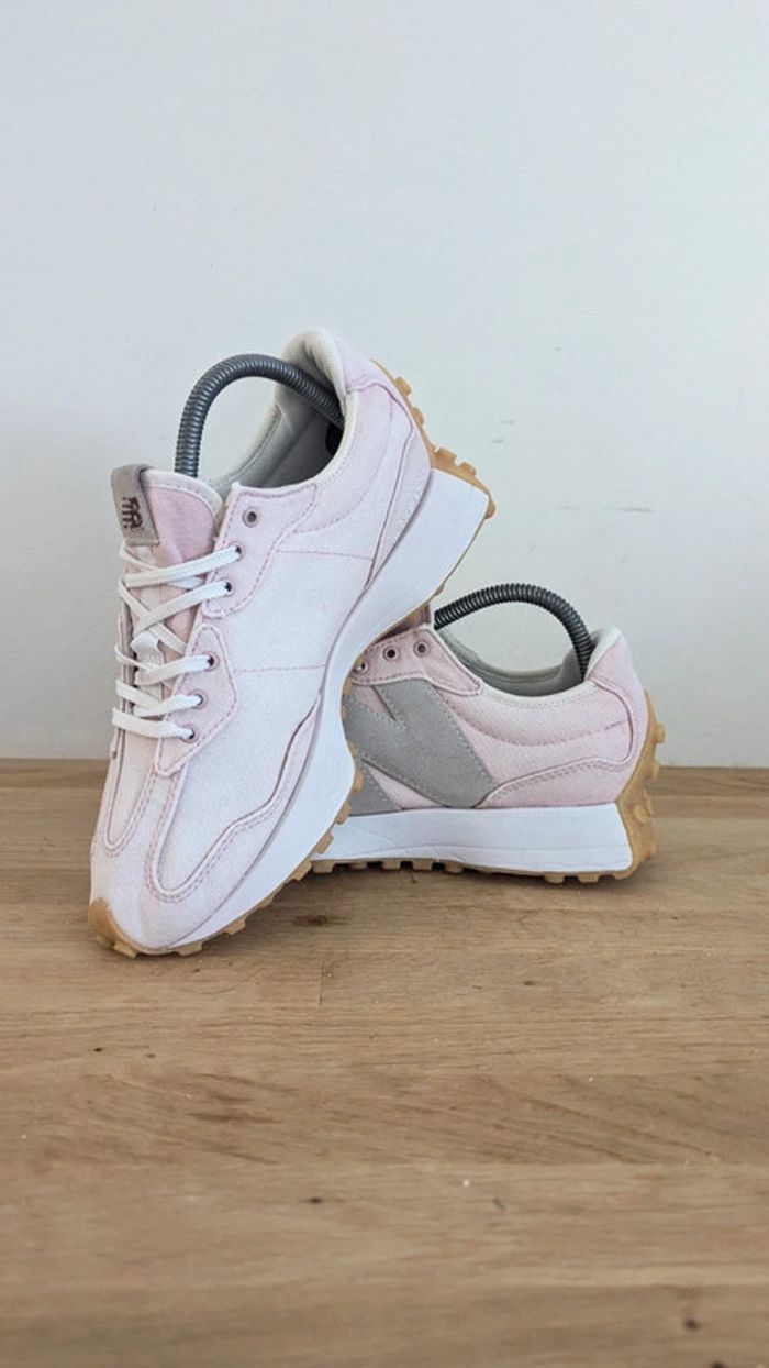 New balance 327 style denim rose - photo numéro 2