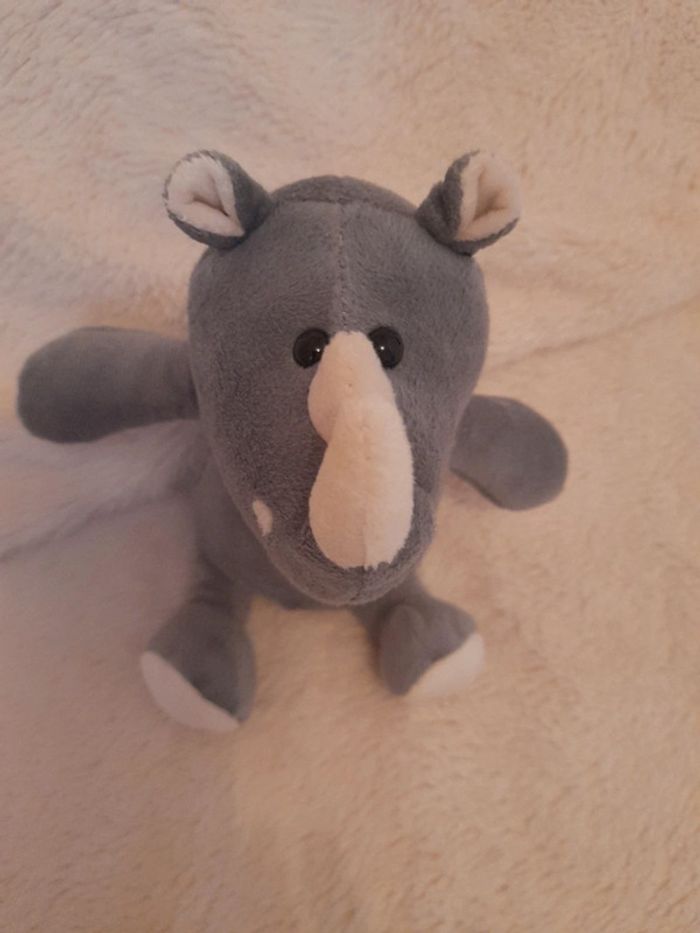 Peluche rhinocéros - photo numéro 2
