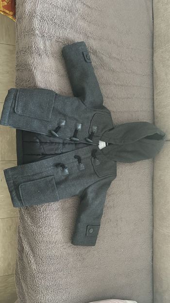 Manteau Kiabi 3 ans gris foncé