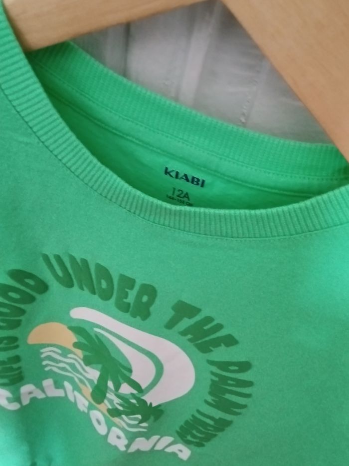 Tee-shirt Kiabi menthe et multicolore - photo numéro 2