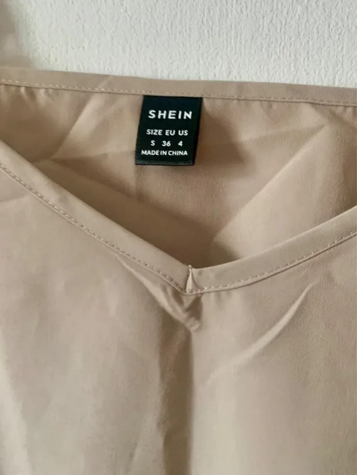 Combinaison fluide - beige - Shein – Taille 36 - photo numéro 4