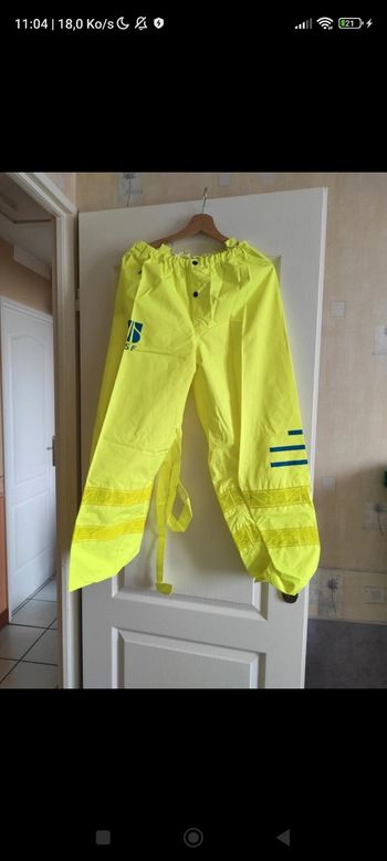 Salopette imperméable haute visibilité 