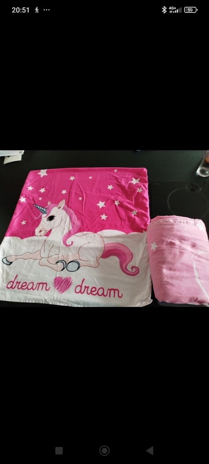 Parure de lit licorne