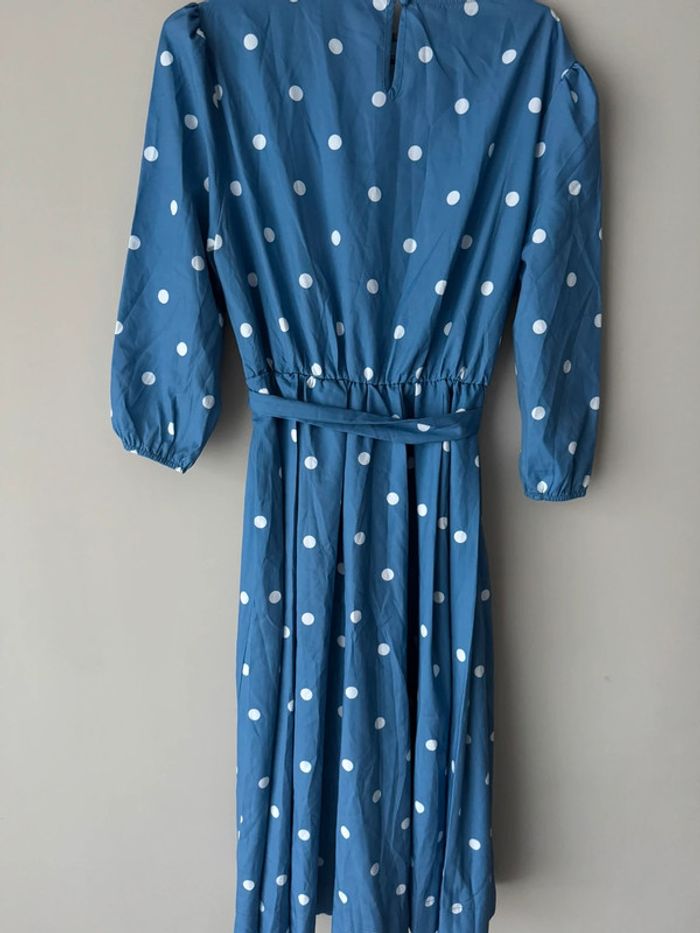 👗Magnifique bleue robe à pois- taille M - neuf sans étiquette - Simplee- été - photo numéro 6