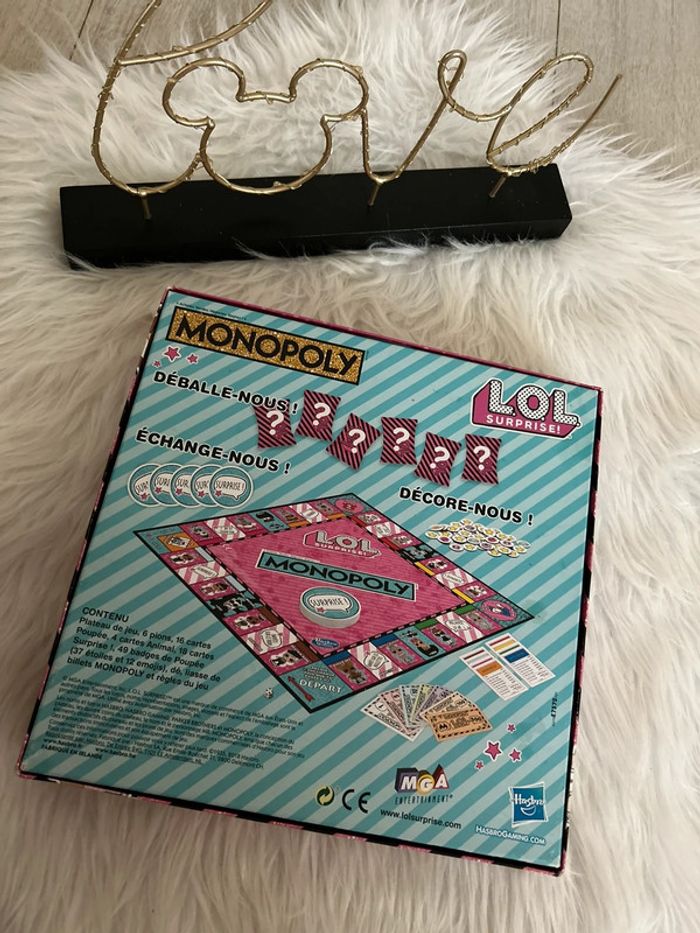 Monopoly lol 🥰 complet hasbro - photo numéro 3