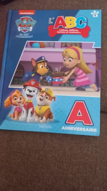 Livre pat patrouille L'abc lettre a