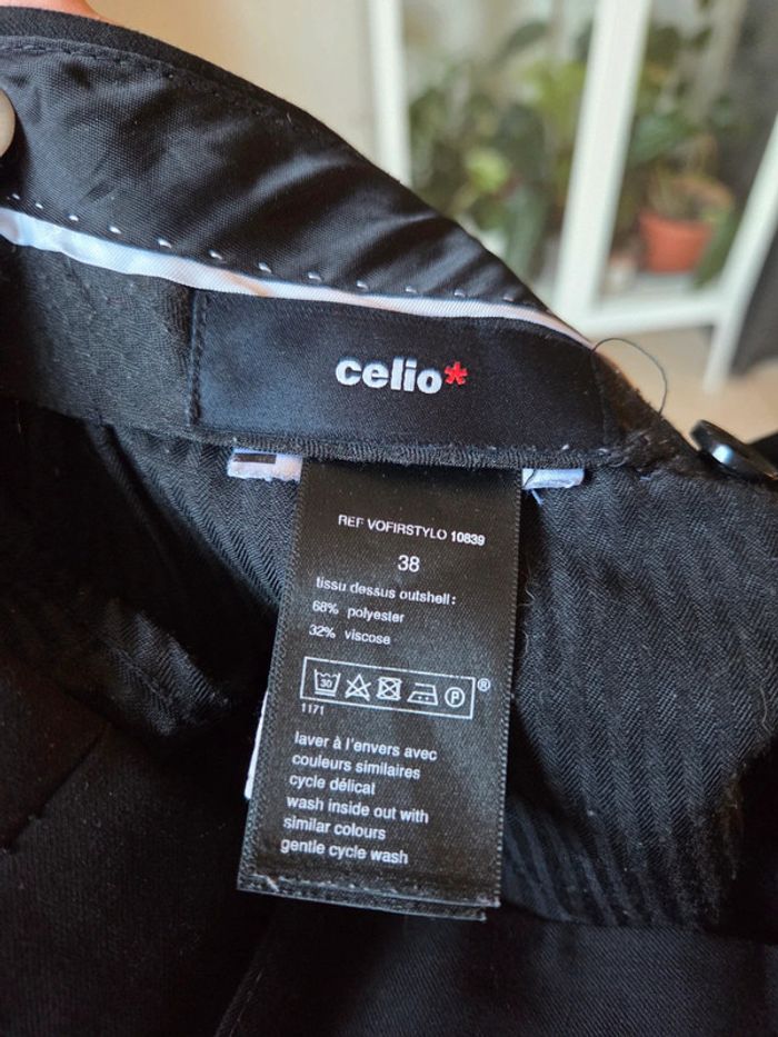 Pantalon de costard noir - photo numéro 4