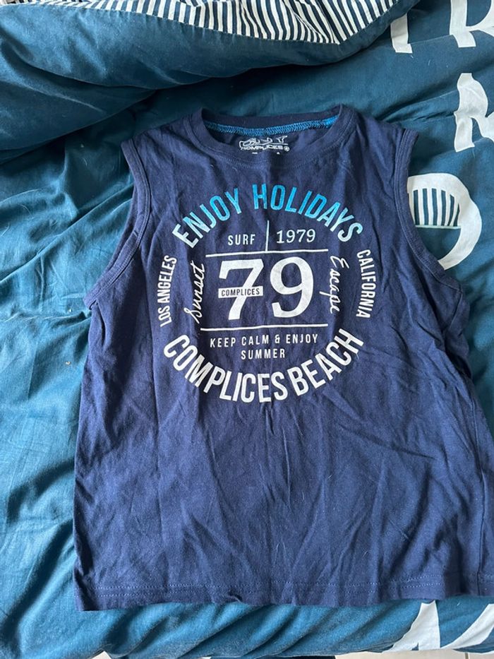 Débardeur complice 10 ans bleu