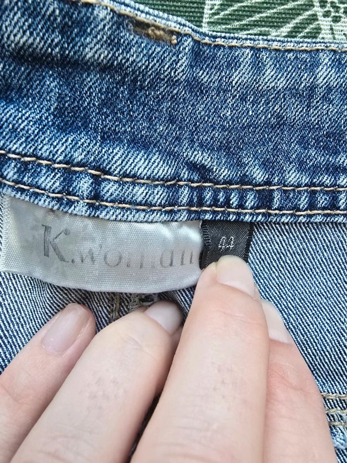 Jupe en Jeans K.Woman Taille 44 - photo numéro 3
