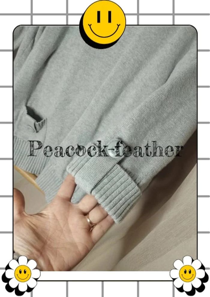 Pull gris 3/4 samba T5 - photo numéro 3