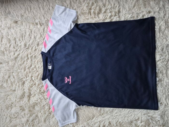 Tee Shirt Hummel bleu marine - Taille S - Très bon état - photo numéro 4