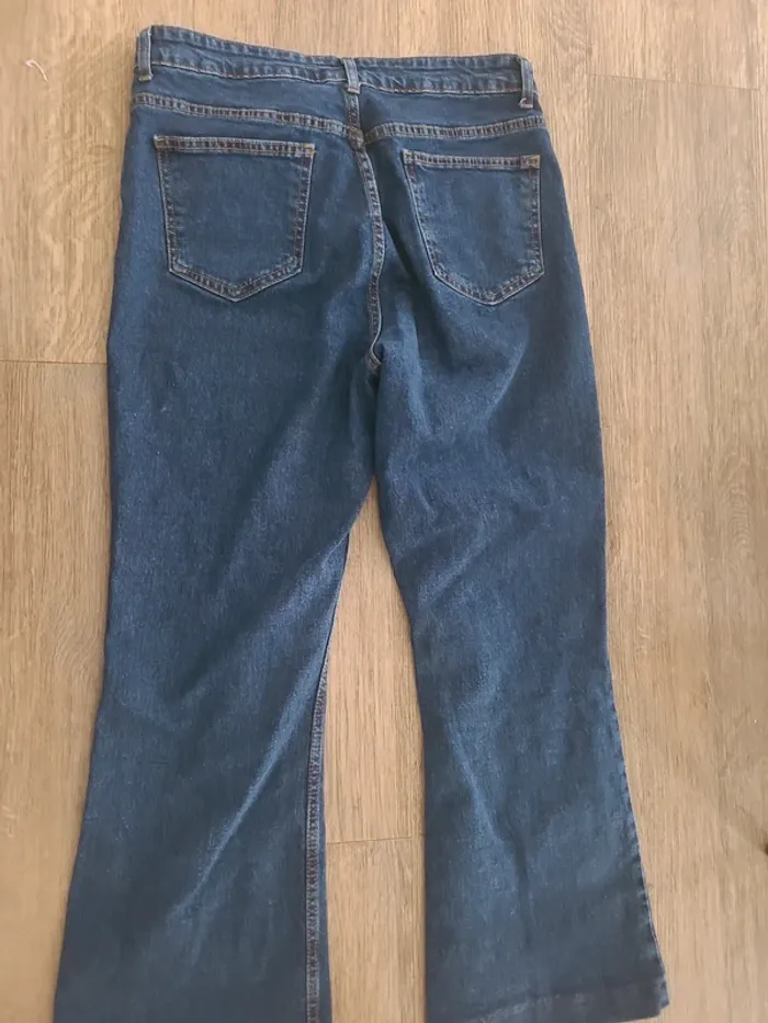 Jeans brut large évasé - photo numéro 4