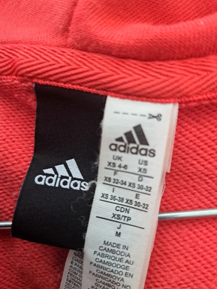 Sweat capuche Adidas XS - photo numéro 4