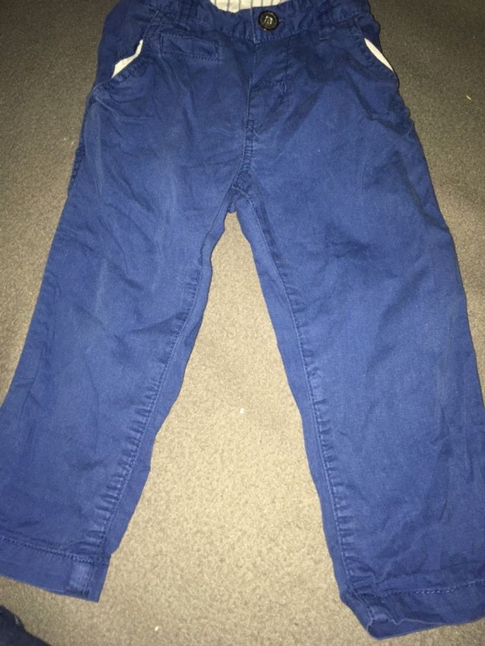 Pantalon bleu H&M 9 mois