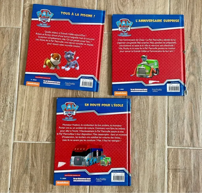 🌟 lot de 3 livres Pat patrouille - photo numéro 2