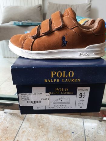 Chaussures Ralph Lauren en suedine