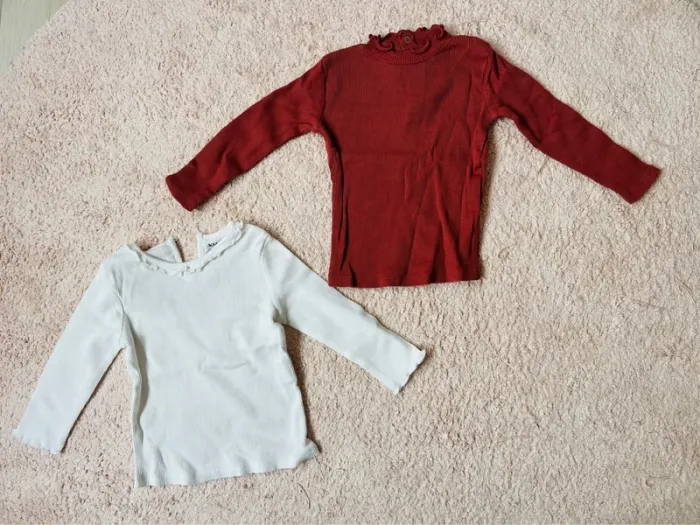 Lot 2 t shirt manche longues