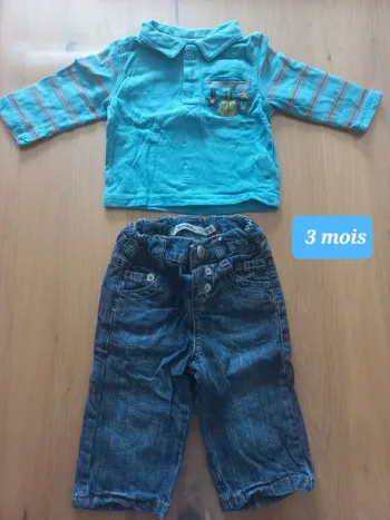 Ensemble tape a l'œil 3 mois