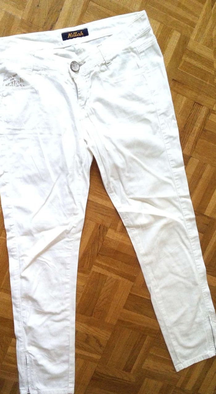 Pantacourt blanc T36
