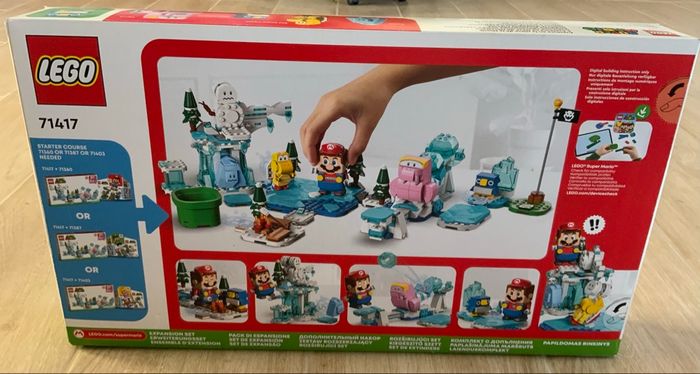 LEGO Super Mario 71417 avec l’Ensemble d'extension L'aventure dans la neige de Morsinet - photo numéro 4