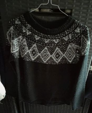 Pull enfant 12 ans noir Kiabi