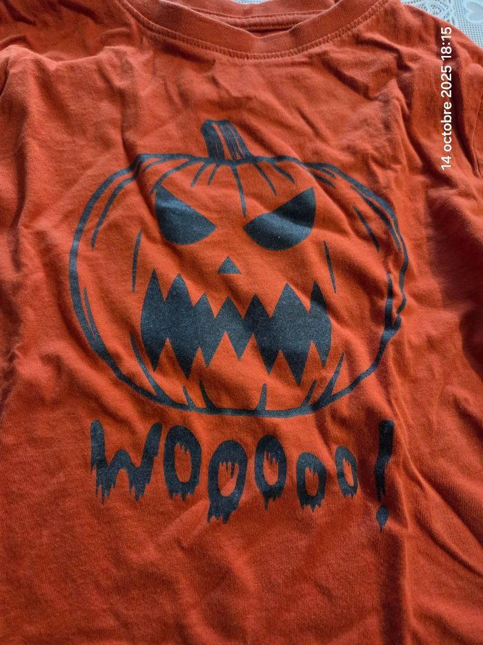 T-shirt manches longues halloween - photo numéro 2