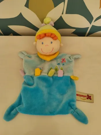 Doudou plat garçon nicotoy