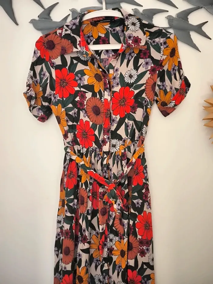 Robe amaretti Monoprix fleuri 36 - photo numéro 3