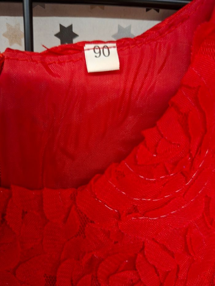 Robe rouge taille 90  de soirée, cérémonie ou fête - photo numéro 4