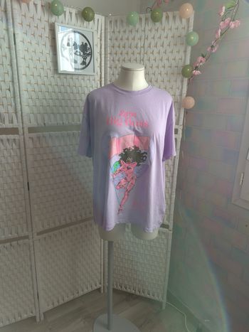 Joli T-shirt Barbie "Big Boss" violet Undiz femme  TL/ 40