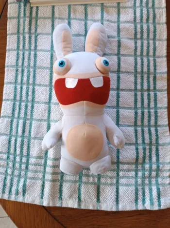 Doudou Lapin crétin 30 cm