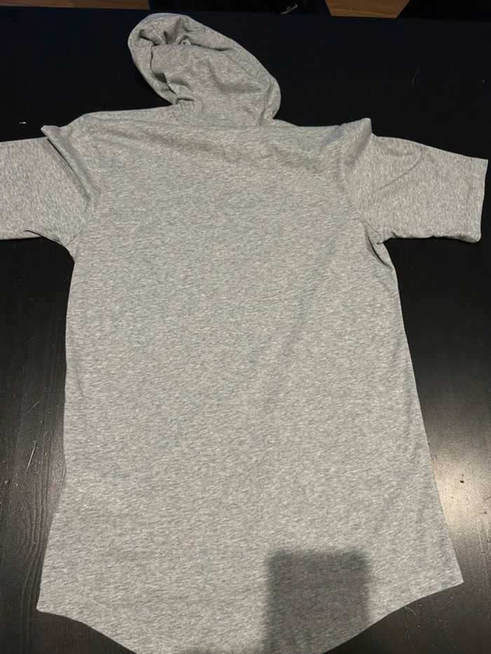 Nike tee shirt gris MC capuche S - photo numéro 9