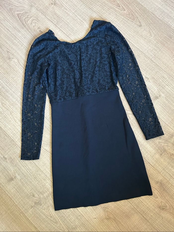 Robe noire neuve avec dentelle Morgan taille M (valeur 85€) - photo numéro 7