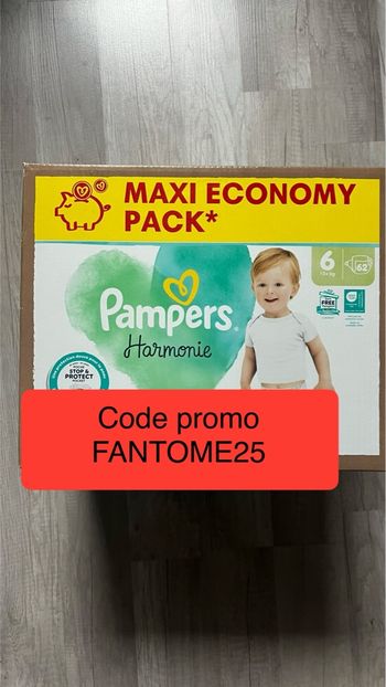 Pampers harmonie taille 6