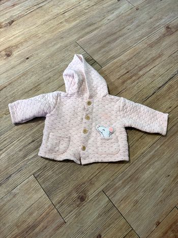 Gilet rose 62cm in extenso