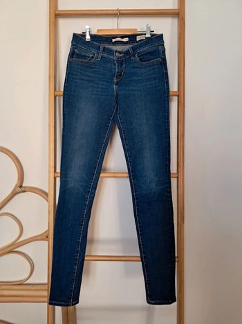 Jeans levi's 710 super skinny bleu brut w26 / S / 36 bon état