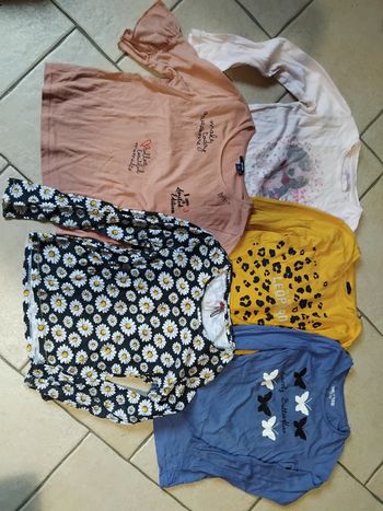 Lot tee shirt manches longues