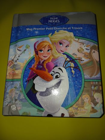livre mon premier petit cherche et trouve la reine des neiges disney