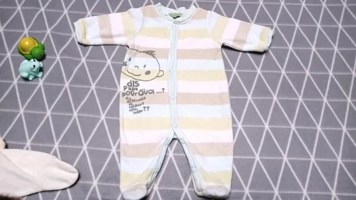 đŠ Lot 4 pyjamas hiver + 2 bodies manches longues, bĂ©bĂ© garçon 1 mois - photo numĂ©ro 5