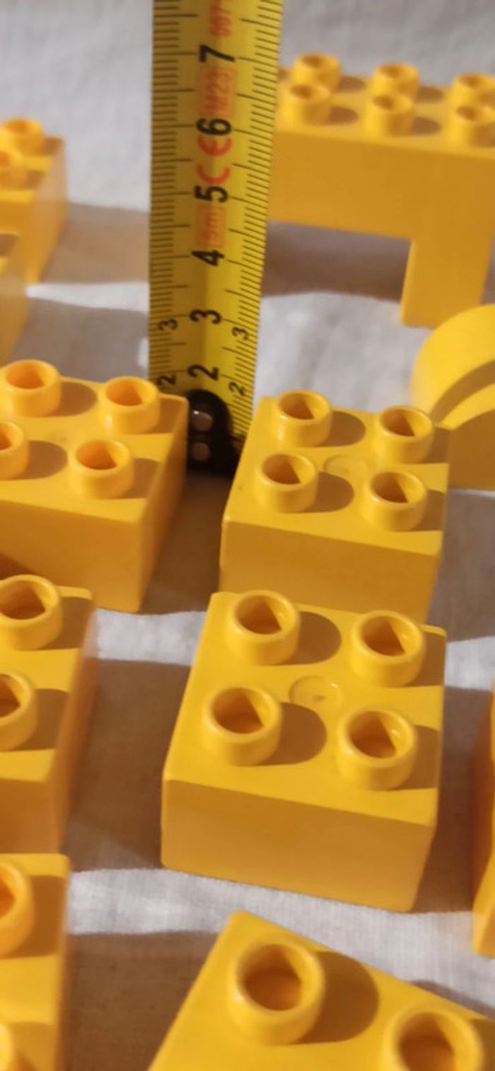 Briques jaune de construction lego duplo - photo numéro 9