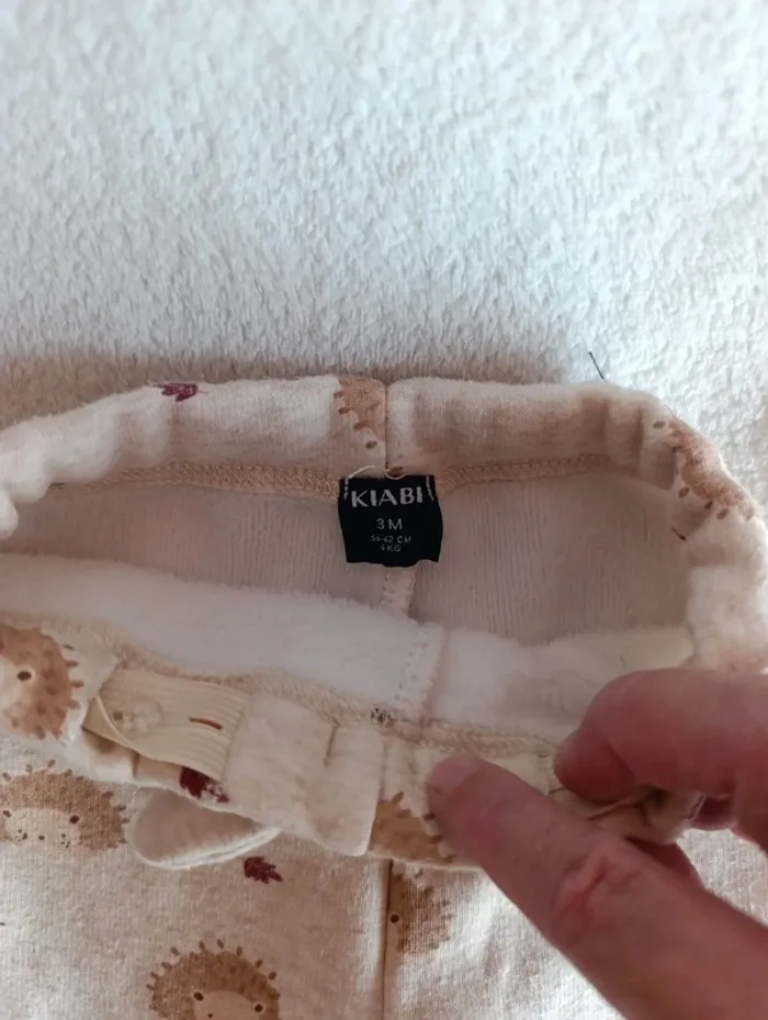 Pantalon chaud intérieur polaire Kiabi 3 mois - photo numéro 2
