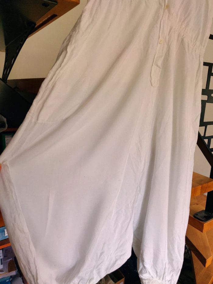 Combinaison blanche vintage années 1970 - photo numéro 4