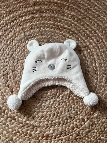 Bonnet hiver fille 12/18 m
