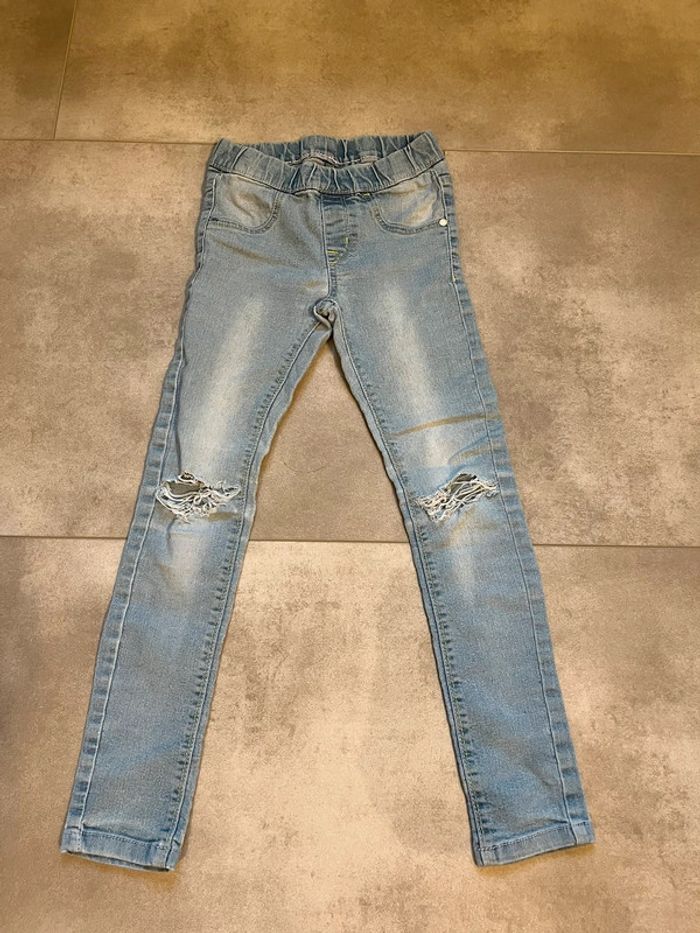 Jean slim troué taille 8 ans