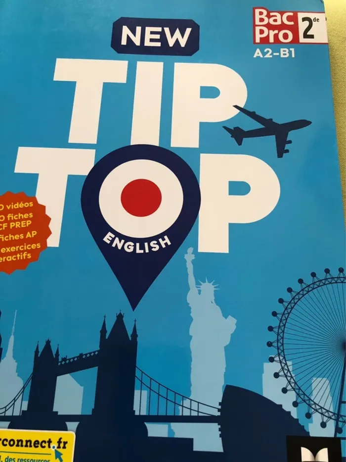 Cahier livre new tip top english bac pro 2 - photo numéro 2