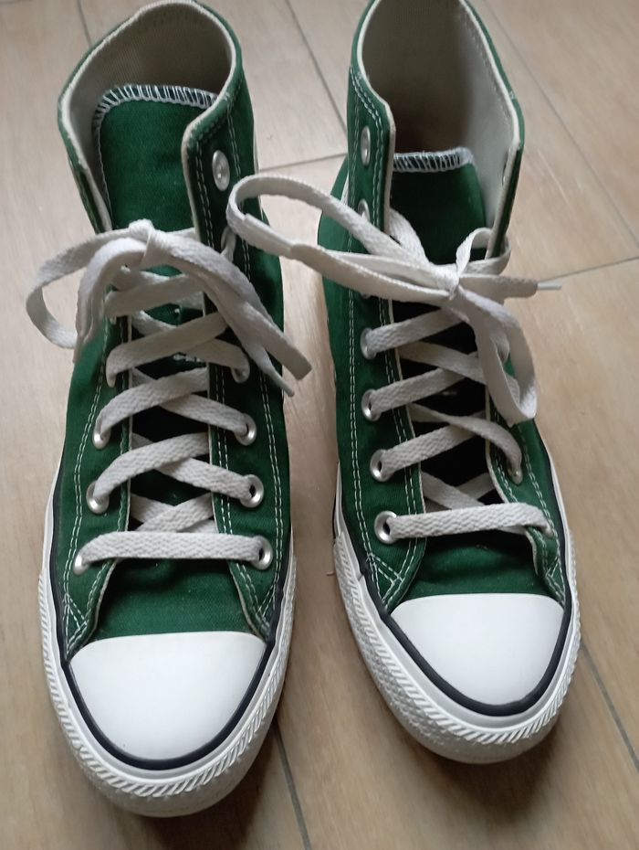 Converse vert foncé 38 - photo numéro 9
